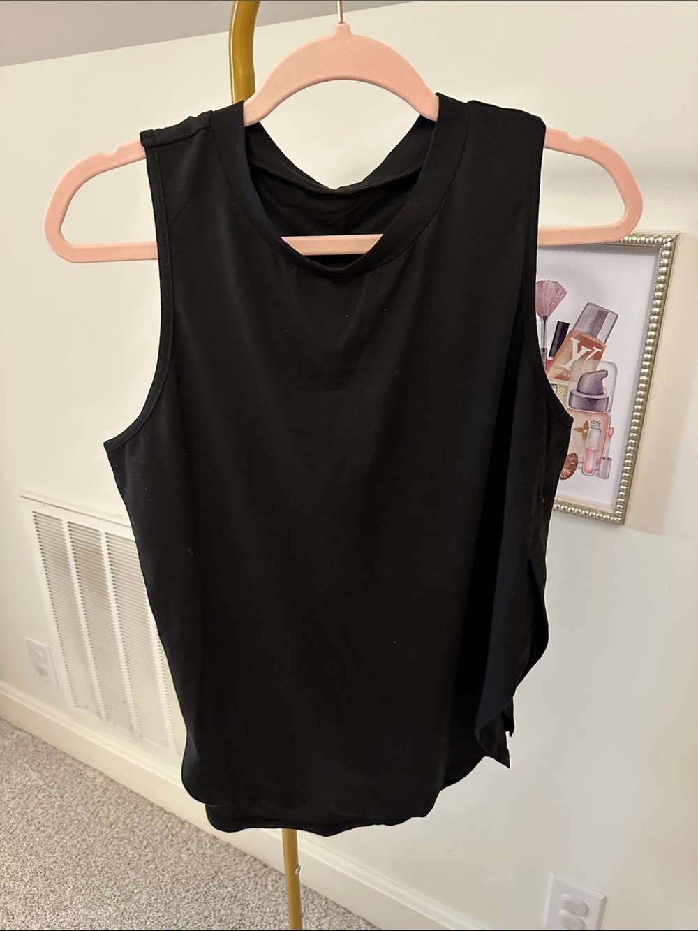 SHEIN Black Sleeveless Tank Top - Crew Neck Basic
